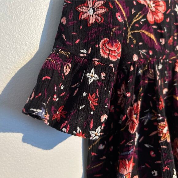 Old Navy Viscose/Rayon Floral Peasant Dress, Toddler Girl 18-24 Months - Picture 3 of 8